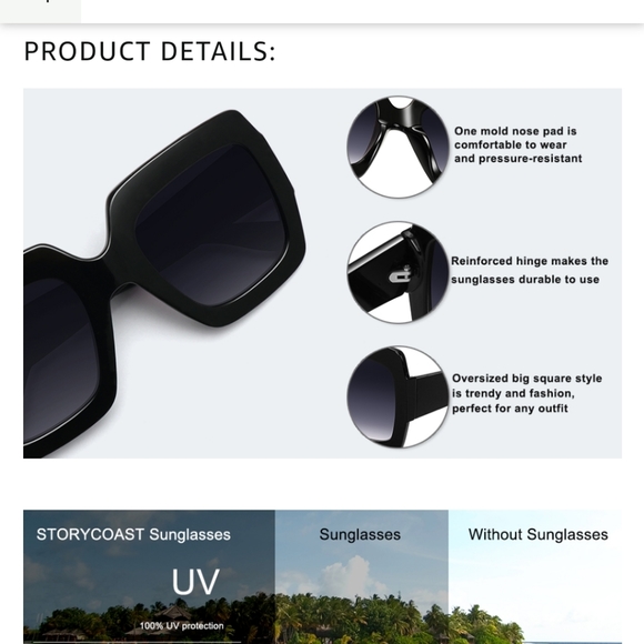 SQUARE COLORBLOCK ๐ SUNGLASSES - Picture 9 of 12